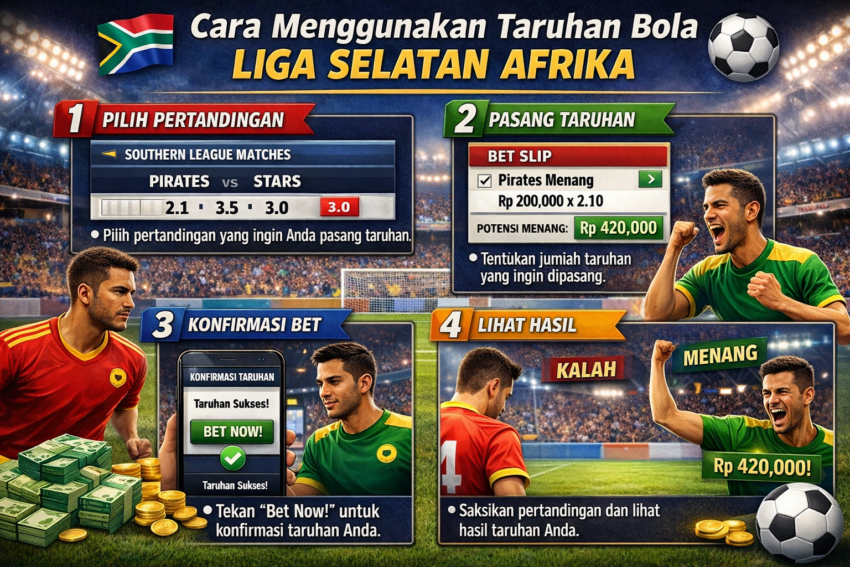 Cara Menggunakan Taruhan Bola Liga Selatan Afrika